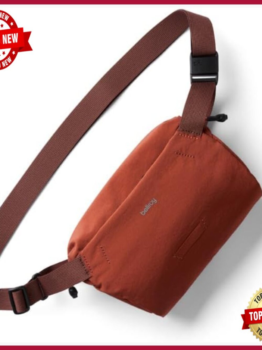 Lightweight Crossbody Sling Bag, Expandable Travel Pouch With Multiple Pockets